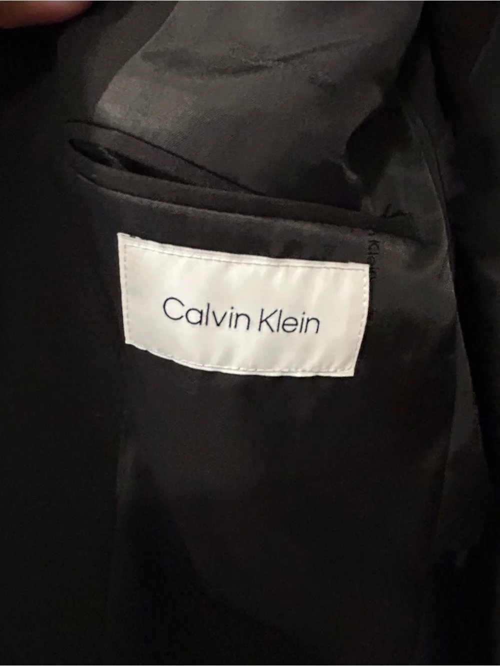 Calvin Klein Boys Black Stretch Blazer Size 18R Suit Jacket